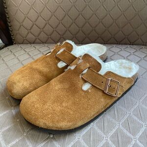 Birkenstock Boston Shearling Clogs Size 41